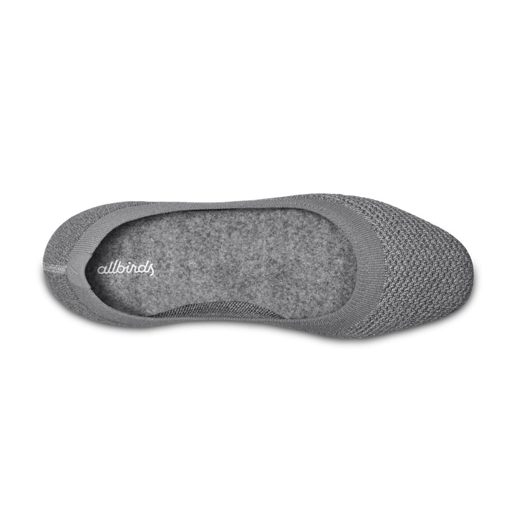 Allbirds Women\'s Tree Breezers - Flats Dark Grey - VQH089564